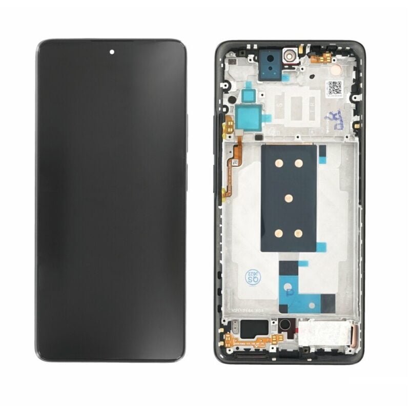 Xiaomi Poco F4 (22021211RG) Écran LCD + écran tactile + cadre - 56000HL11R00 - Noir