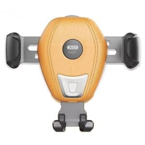 XO Wireless Fast in-Car Charger - WX009 - Jaune Leather