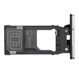 Tiroir Carte SIM / SD Sony Xperia XZ2 (H8266) - (Single Sim) 1311-3773 Argent