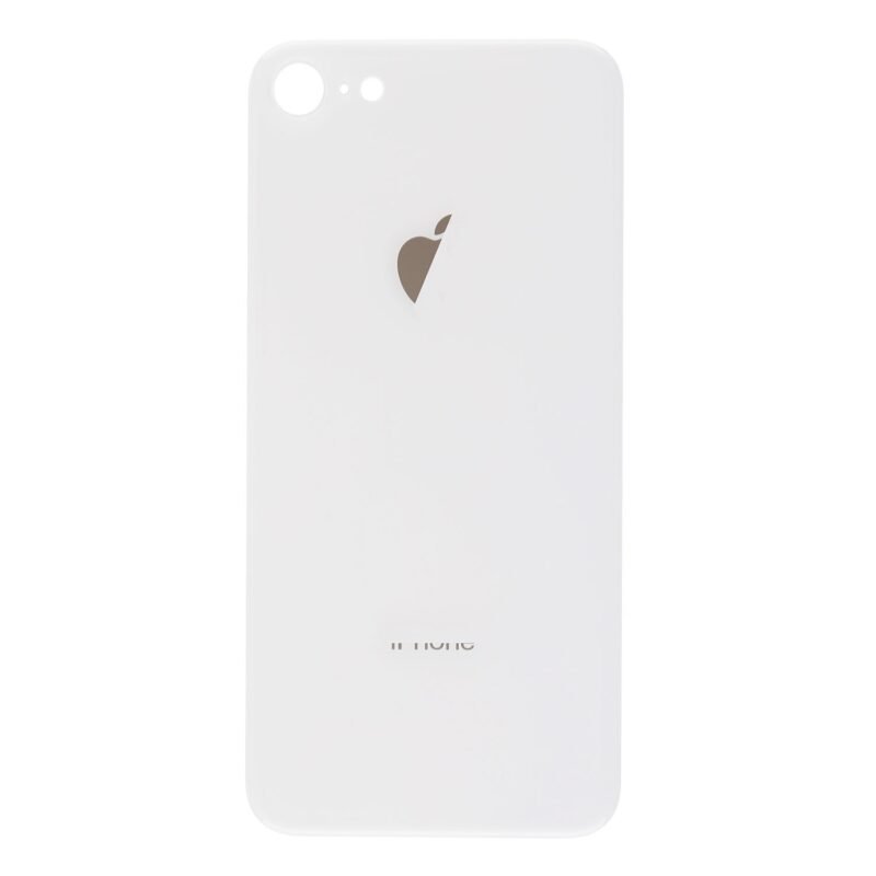 Vitre Arrière iPhone 8 (Ouverture Large) Argent