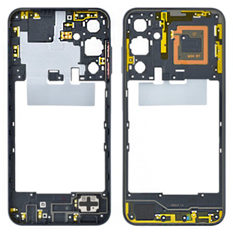 Samsung Galaxy A25 SM-A256B Cadre central - GH82-33219A - Avec haut-parleurs - Noir