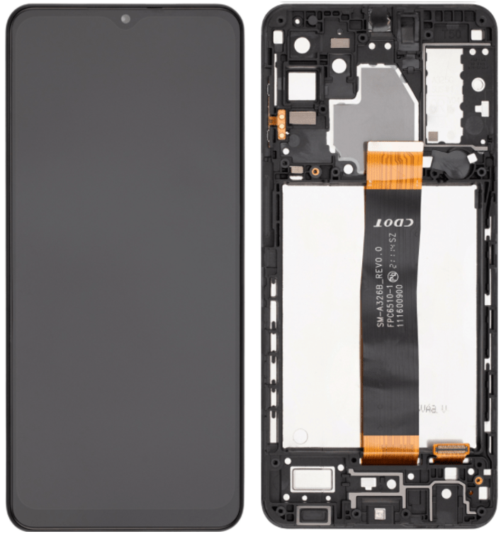Écran LCD Tactile avec Cadre Samsung Galaxy A32 5G SM-A326B - GH82-25121A/GH82-25122A - Noir 2 Écran LCD Tactile avec Cadre Samsung Galaxy A32 5G SM-A326B - GH82-25121A/GH82-25122A - Noir