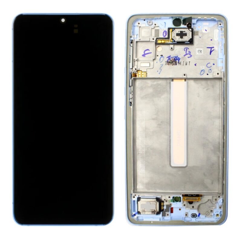 Écran LCD + Tactile Avec Cadre Samsung Galaxy A33 5G SM-A336B - GH82-28143C/GH82-28144C - Bleu