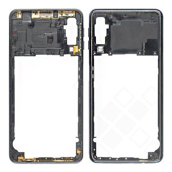 Samsung Galaxy A7 2018 SM-A750F Cadre central GH98-43585A Noir 2 Samsung Galaxy A7 2018 SM-A750F Cadre central GH98-43585A Noir