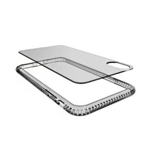 Fshang - Shield Series - iPhone X/XS Coque TPU - Noir