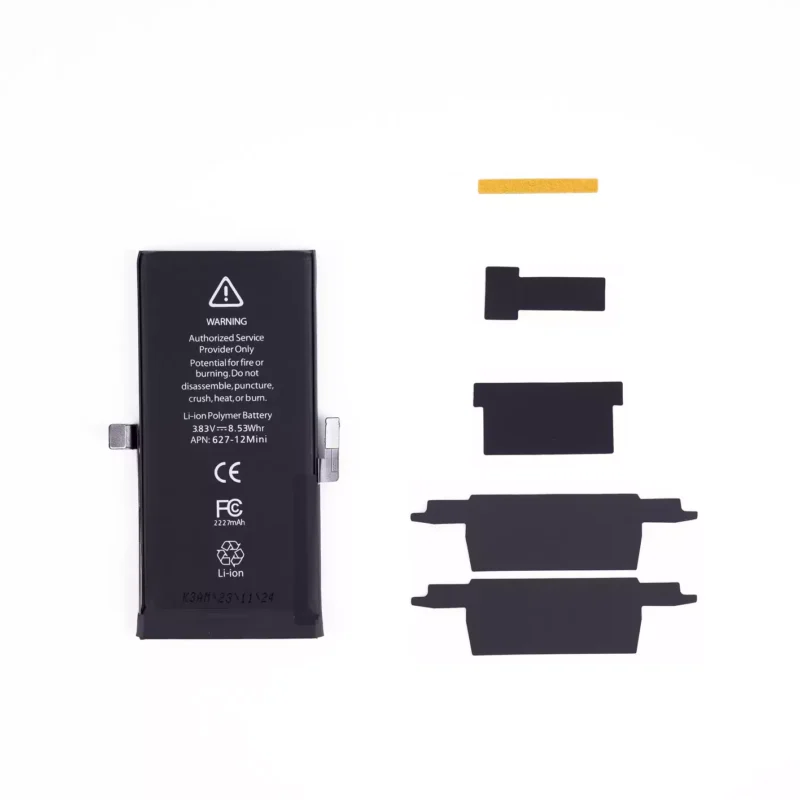 Batterie iPhone 12 Mini Aucun message d'avertissement, aucune soudure nécessaire 2227mAh