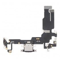 Connecteur de charge iPhone 15   Noir