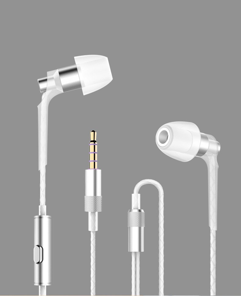 Fshang Smartphones Headset - Q3 Series - Argent 2 Fshang Smartphones Headset - Q3 Series - Argent