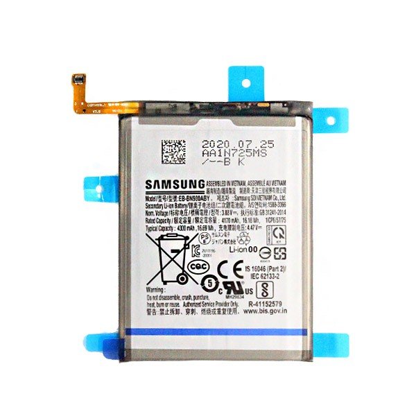 Batterie Samsung Galaxy Note 20 SM-N980F/Galaxy Note 20 5G SM-N981F - GH82-23496A - EB-BN980ABY - 4300 mAh 2 Batterie Samsung Galaxy Note 20 SM-N980F/Galaxy Note 20 5G SM-N981F - GH82-23496A - EB-BN980ABY - 4300 mAh