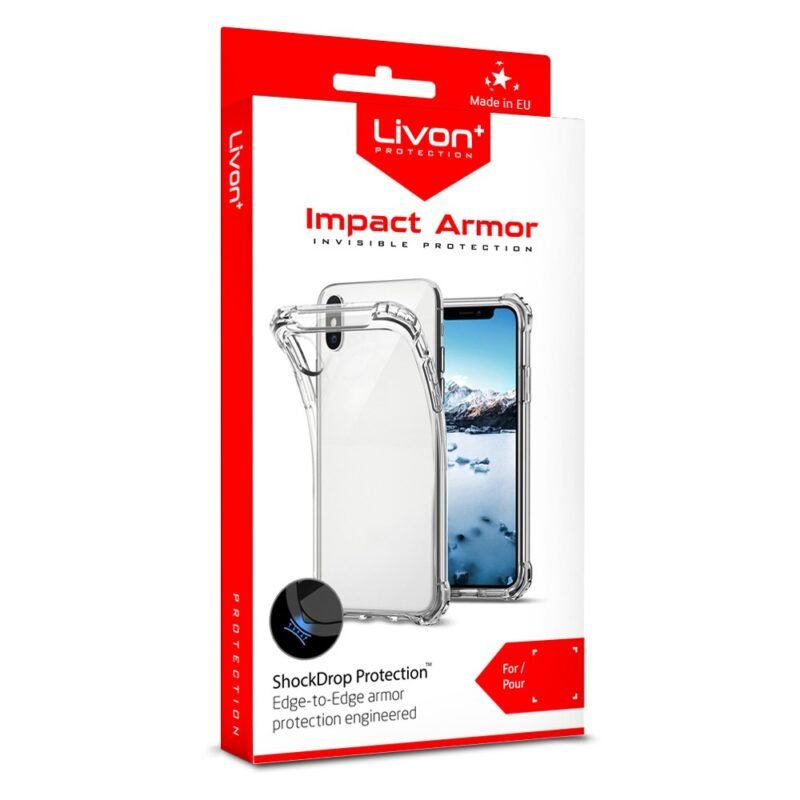Coque Livon Apple iPhone X/iPhone XS Impact Armor - Clear 2 Coque Livon Apple iPhone X/iPhone XS Impact Armor - Clear
