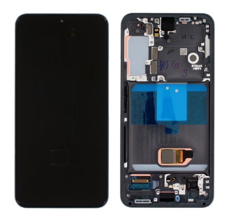 Écran LCD + Tactile Avec Cadre Samsung Galaxy S22 SM-S901B - GH82-27520A/GH82-27521A - Noir