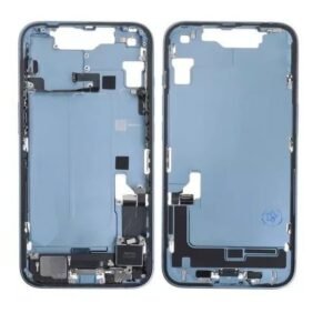 Cadre central   iPhone 14 avec petites pièces  Bleu