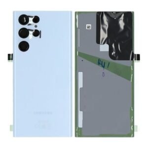 Cache arrière Samsung Galaxy S22 Ultra SM-S908B - GH82-27457G - Sky Blue