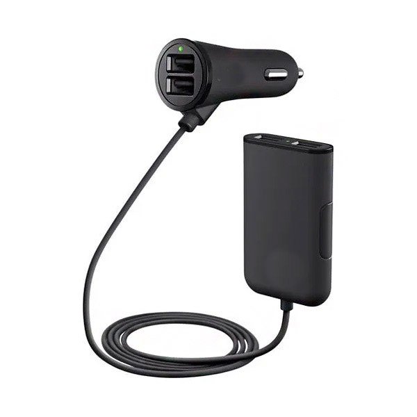 GZLZZ - Road Rockstar - 4-port Passenger Car Charger - Noir 2 GZLZZ - Road Rockstar - 4-port Passenger Car Charger - Noir