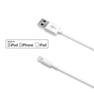 Celly iPhone Lightning Cable MFI Blanc