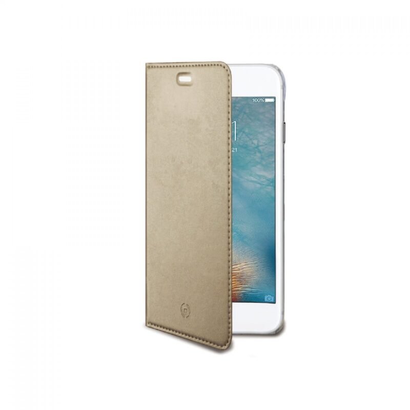 Celly Apple iPhone 7 Case Air Pu Gold