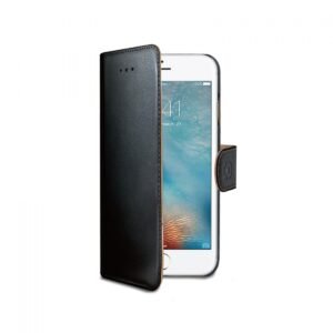 Celly Apple iPhone 7 Case Wally Pu  Noir