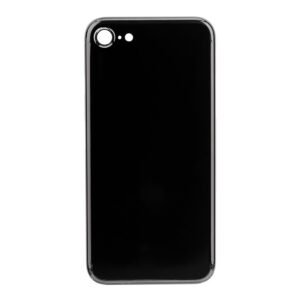 Cache arrière iPhone 7 Avec petites pièces Jet Noir