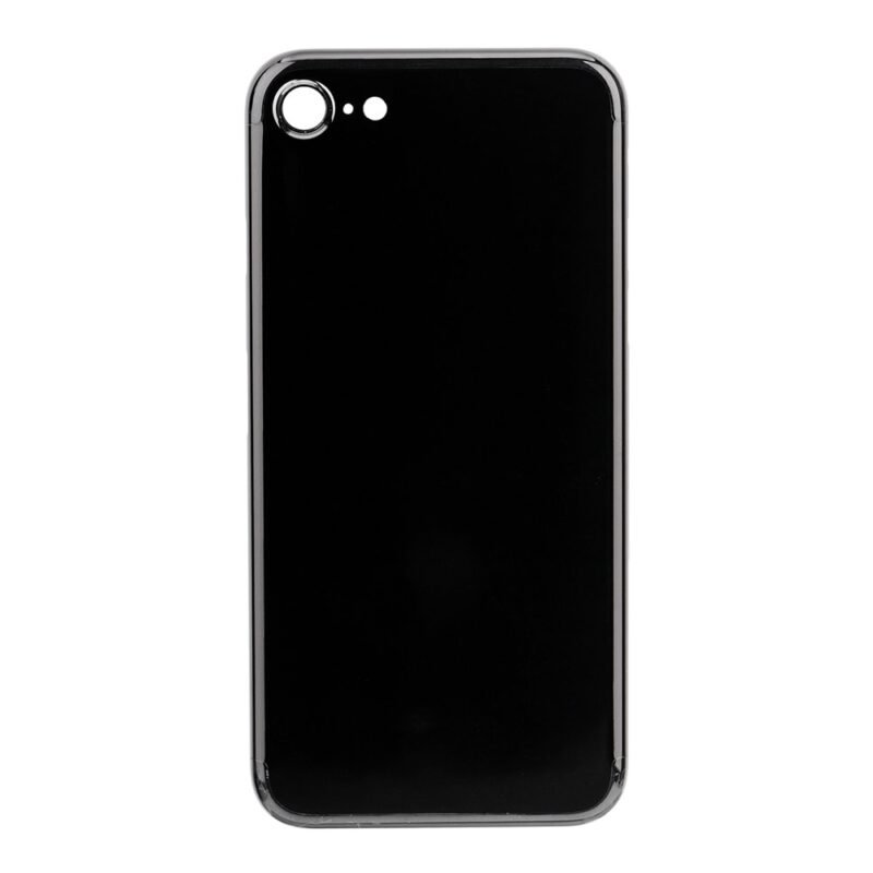 Cache arrière iPhone 7 Avec petites pièces Jet Noir