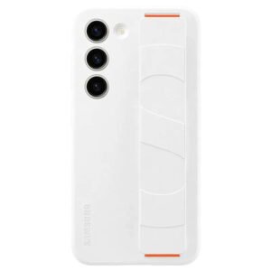 Samsung Galaxy S23 Plus SM-S916B Silicone Grip Cover - EF-GS916TWEGWW - Blanc