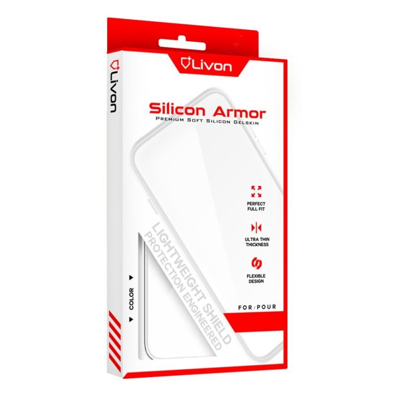Coque Livon Samsung Galaxy A60 SM-A606F Silicon Armor - Clear 2 Coque Livon Samsung Galaxy A60 SM-A606F Silicon Armor - Clear