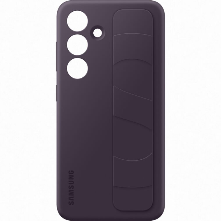 Samsung Galaxy S24 SM-S921B Standing Grip Case - EF-GS921CEEGWW - Dark Violet 2 Samsung Galaxy S24 SM-S921B Standing Grip Case - EF-GS921CEEGWW - Dark Violet