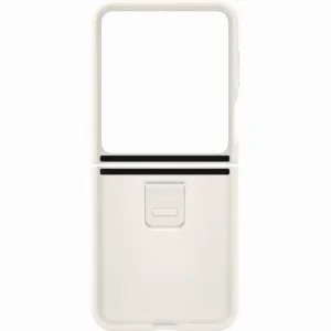 Samsung Galaxy Z Flip 5 Silicone Ring Case - EF-PF731TUEGWW - Cream