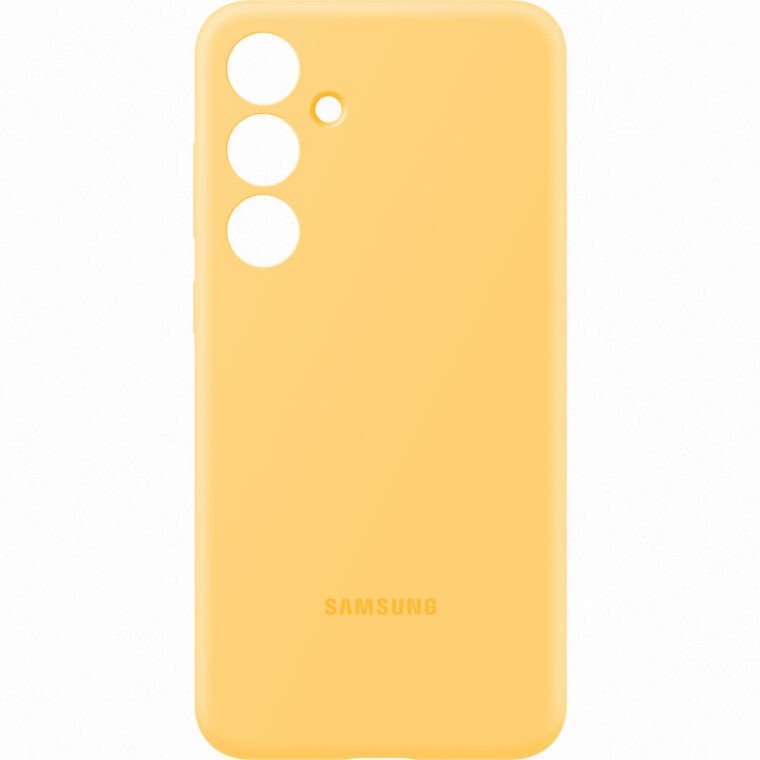 Samsung Galaxy S24 Plus SM-S926B Silicone Cover - EF-PS926TYEGWW - Jaune 2 Samsung Galaxy S24 Plus SM-S926B Silicone Cover - EF-PS926TYEGWW - Jaune