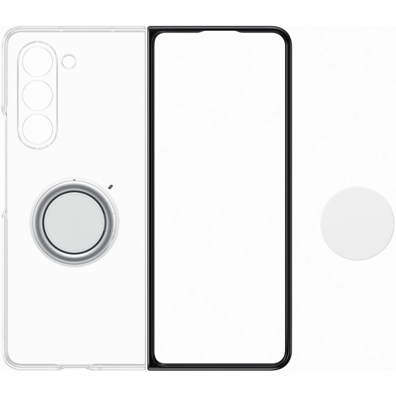 Samsung Galaxy Z Fold 5 SM-F946B Clear Gadget Case - EF-XF946CTEGWW - Transparent 2 Samsung Galaxy Z Fold 5 SM-F946B Clear Gadget Case - EF-XF946CTEGWW - Transparent