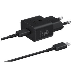 Samsung 25W USB-C Adaptateur secteur  avec Type-C USB Cable  - EP-T2510XBEGEU - Noir
