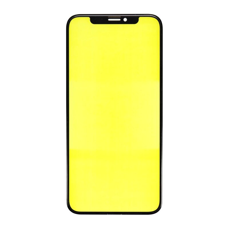 Apple iPhone XS Glass avec Cadre avant + Bande Adhésive + OCA - OEM Noir 2 Apple iPhone XS Glass avec Cadre avant + Bande Adhésive + OCA - OEM Noir