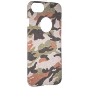 Fshang iPhone 7 Plus/iPhone 8 Plus Coque TPU - Camouflage - Army