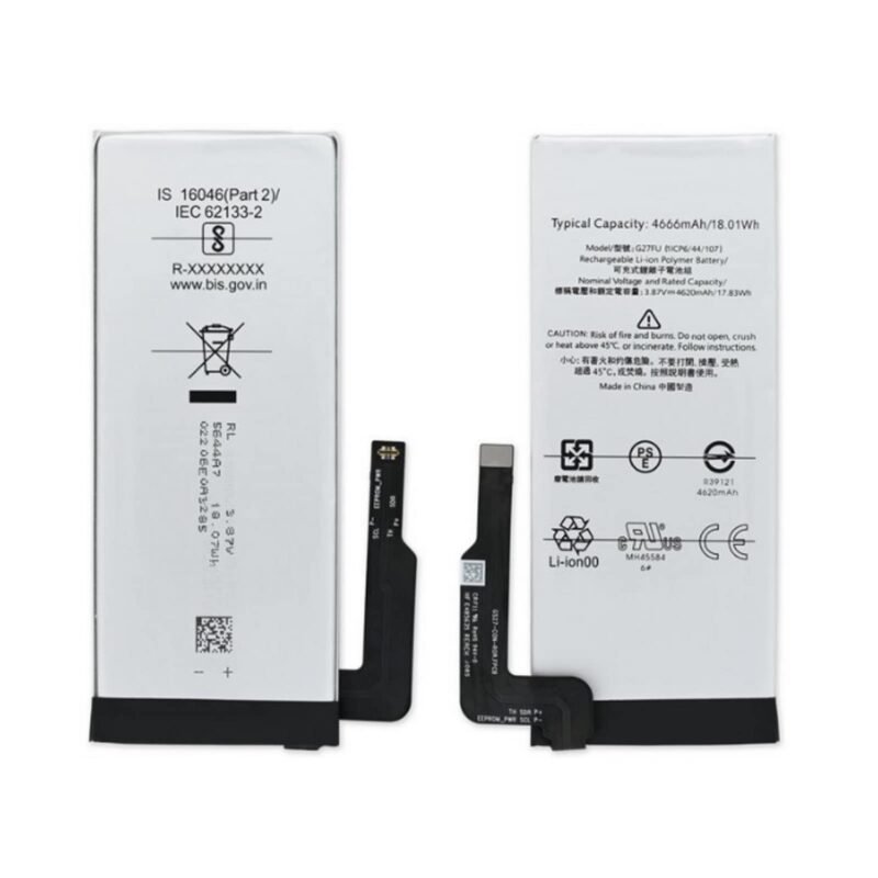 Batterie Google Pixel 5a 5G (G1F8F/G4S1M) - G27FU - 4680 mAh - Service Pack