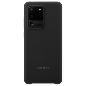 Samsung G988F Galaxy S20 Ultra 5G Silicon Cover EF-PG988TBEGEU - Noir