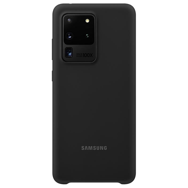 Samsung G988F Galaxy S20 Ultra 5G Silicon Cover EF-PG988TBEGEU - Noir