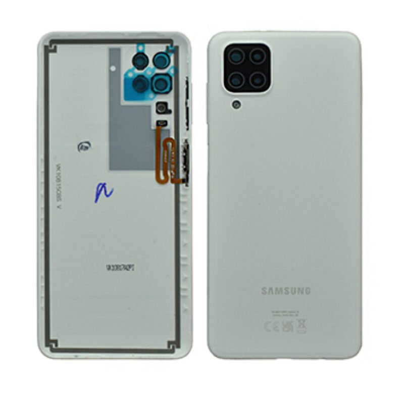 Cache arrière Samsung Galaxy A12 Nacho SM-A127F - GH82-26514B - Blanc 2 Cache arrière Samsung Galaxy A12 Nacho SM-A127F - GH82-26514B - Blanc