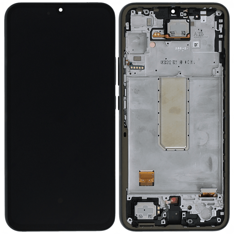 Samsung SM-A346B Galaxy A34 Écran LCD + écran tactile + cadre - GH82-31200A/GH82-31201A - Noir