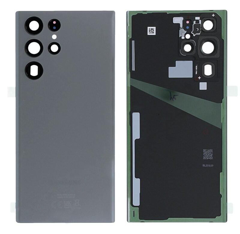 Cache arrière Samsung Galaxy S22 Ultra SM-S908B - GH82-27457E - Gris
