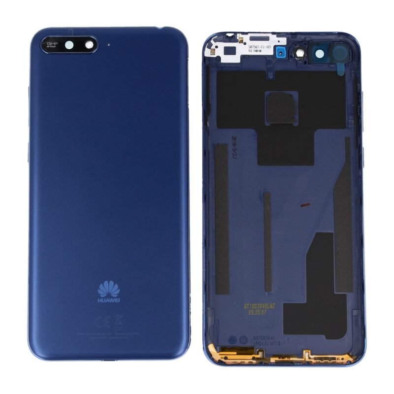 Huawei Y6 (2018) (ATU-L11) Cache arrière 97070TXX Bleu
