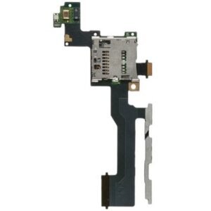 HTC One M9 Lecteur de carte mémoire Nappe  avec bouton d'alimentation et Boutons Volume Flexible 51h20674-00m