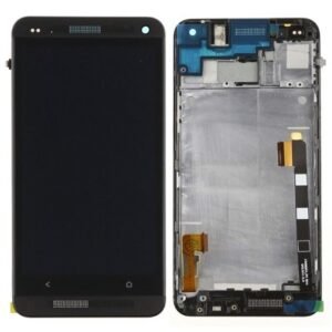 Écran LCD + Tactile avec Cadre HTC One M7 -  Noir