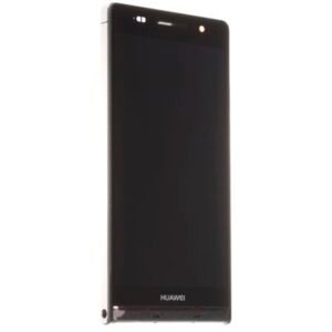 Écran LCD + Tactile avec Cadre Huawei Ascend P6 -  Noir