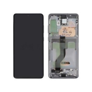 Écran LCD + Tactile Avec Cadre Samsung G985F Galaxy S20 Plus/G986F Galaxy S20 Plus 5G - GH82-31441E/GH82-31442E - (No Camera) - Gris
