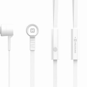 Swissten YS-D2 Earphones - 51106001 - 3.5mm Jack - Blanc