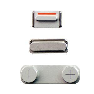 Apple iPhone 5S/iPhone 5G/iPhone SE Side Plugs Set Blanc