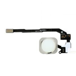 Apple iPhone 5S/iPhone SE Câble flexible + bouton d'accueil  Blanc