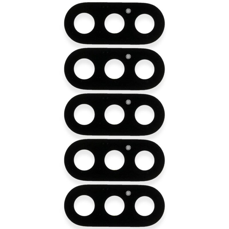 Objectif Caméra iPhone X5pièces pack Noir