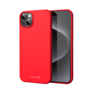 Coque Swissten Joy Case iPhone 15 Plus - 34500323 - Rouge