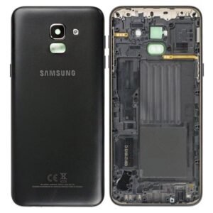 Cache arrière Samsung Galaxy J6 SM-J600F GH82-16866A Noir