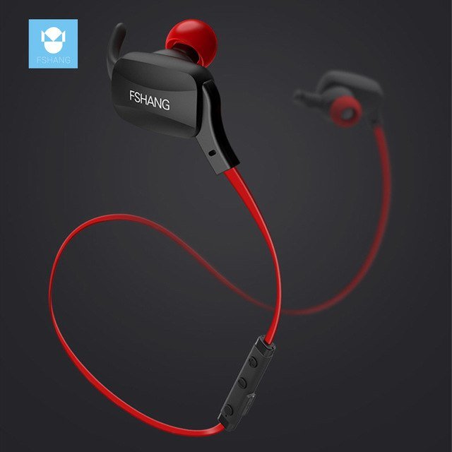 Fshang Bluetooth Headset - S2- Noir +Red 2 Fshang Bluetooth Headset - S2- Noir +Red